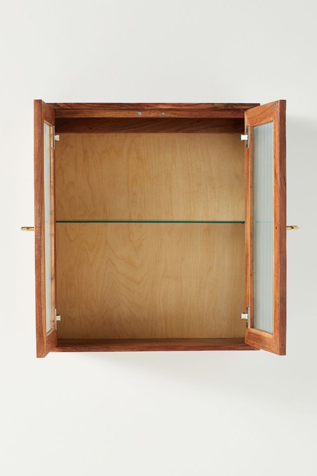 Ryan Ribbed Glass Double Bath Cabinet #2