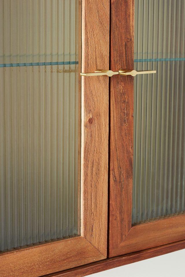 Ryan Ribbed Glass Double Bath Cabinet #3