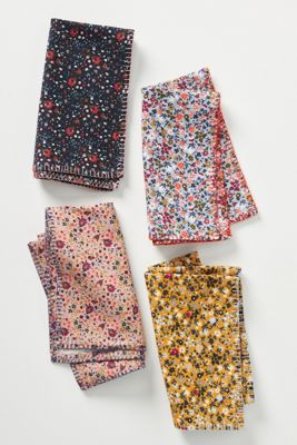 Amelie Ditsy Floral Napkins, Set of 4