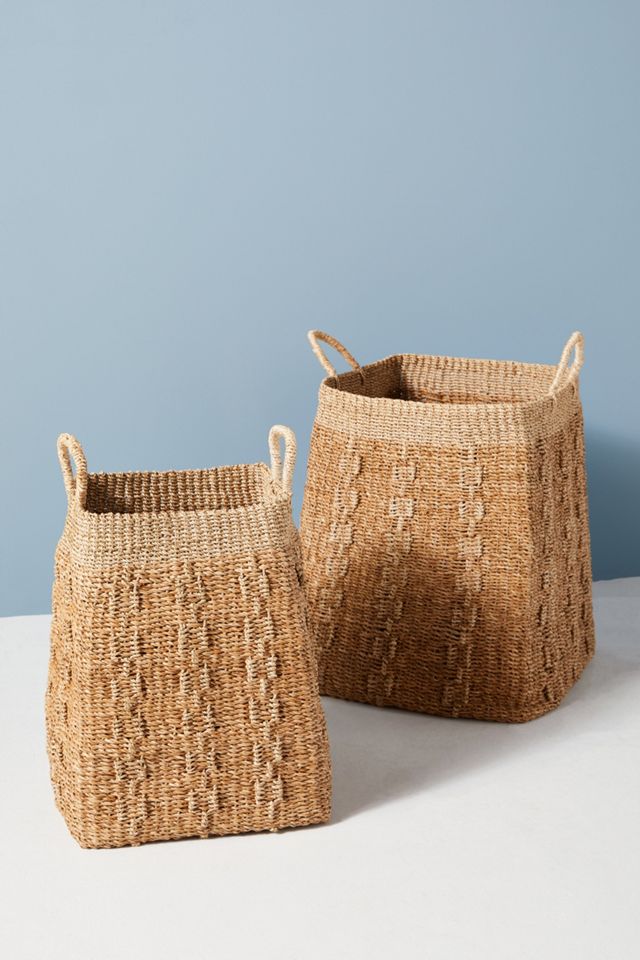 Lark Handwoven Baskets, Set of 2 #1