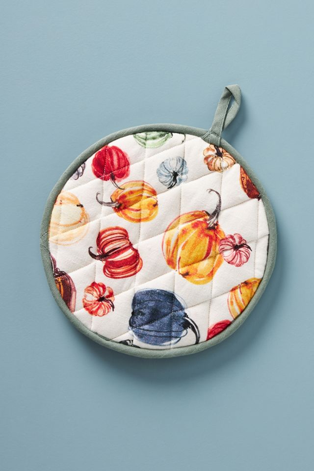 Hello Pumpkin Pot Holder #1