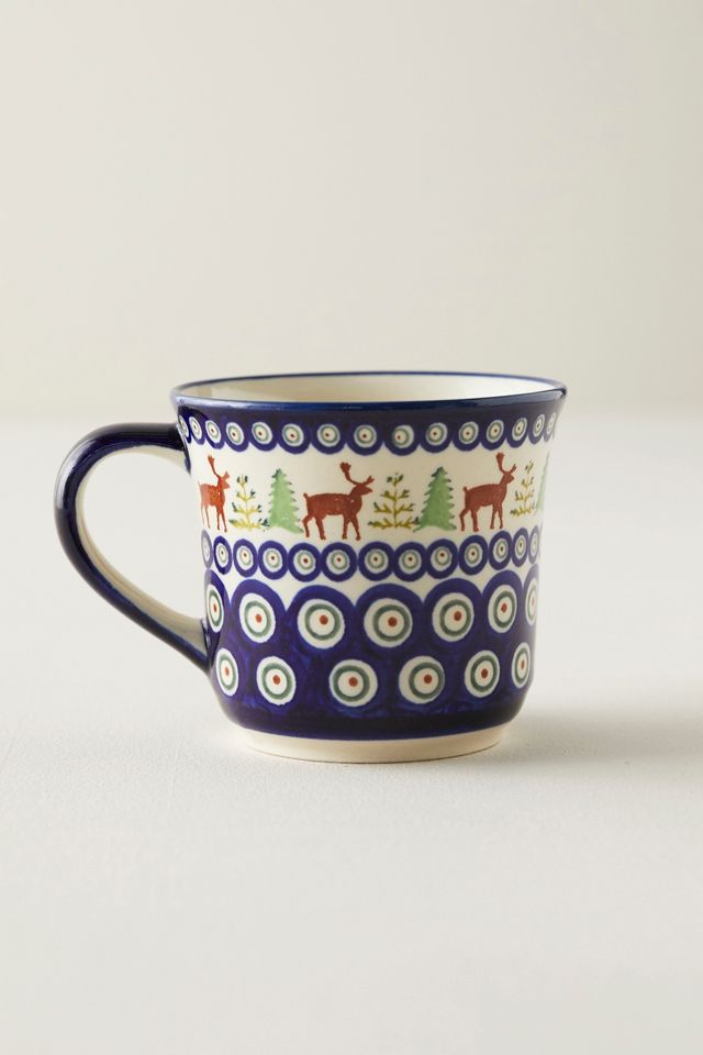 16oz. Reindeer Ceramic Mug by Celebrate It™