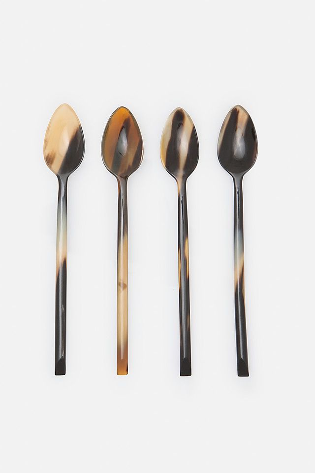 anthropologie.com | Blue Pheasant Kaarl Cocktail Spoons, Set of 12