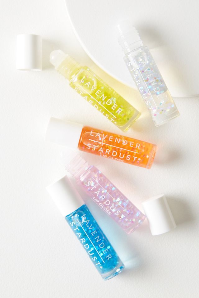 Lavender Stardust Glitter Lip Gloss #1