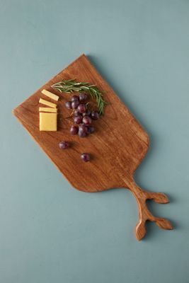 Leaf Stem Wood Serving Board