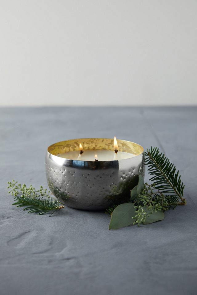 Illume - Balsam & Cedar Large Iced Metal Candle