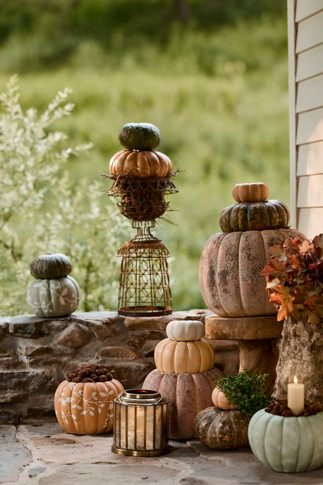 Ceramic Pumpkin Planter #3