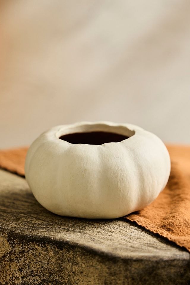 Ceramic Pumpkin Planter #2