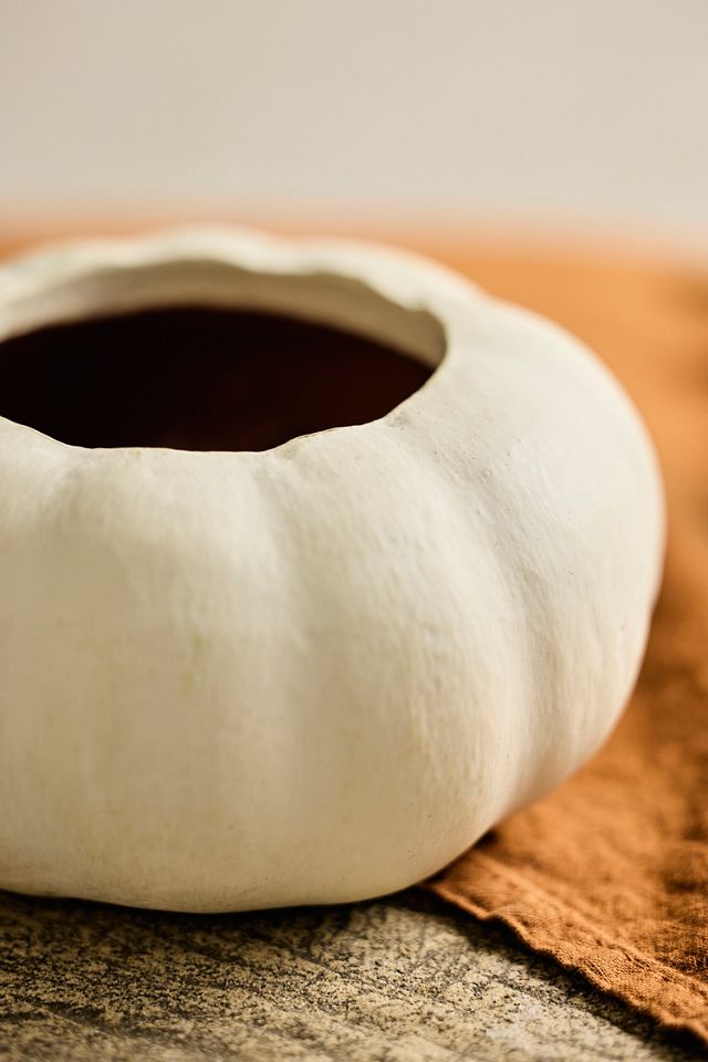 Ceramic Pumpkin Planter #1