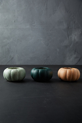 Terrain Ceramic Pumpkin Planter, Mini