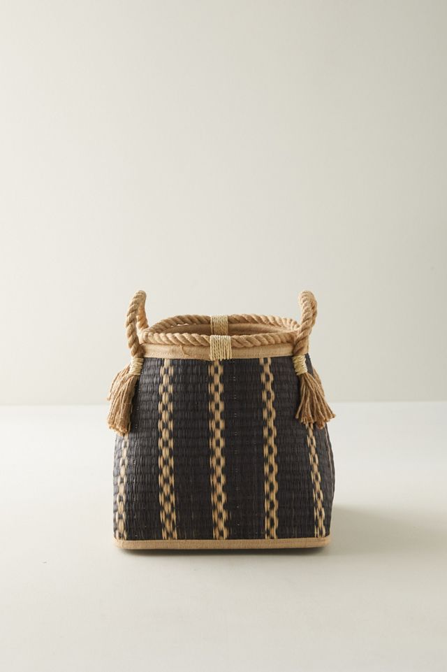 Geo Wicker Basket #1