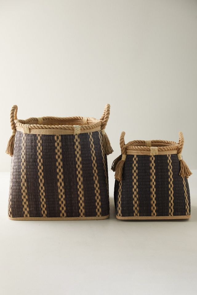 Geo Wicker Basket #2