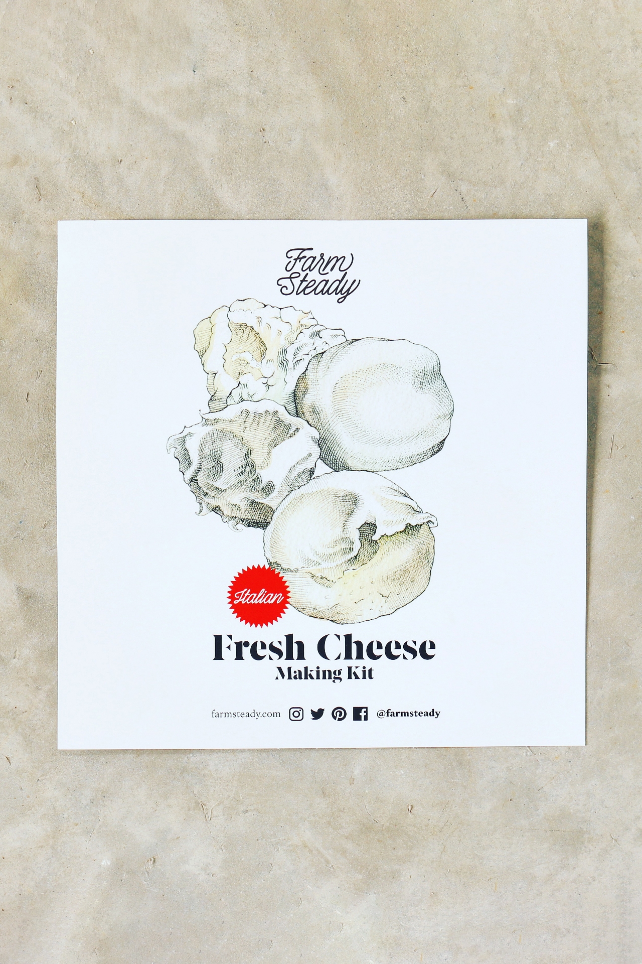 Italian Fresh Cheese Making Kit