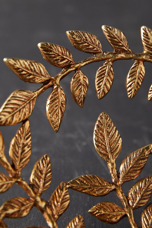 Gilded Leaf Decorative Bowl #2