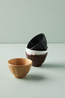 Mini Matte Latte Bowls, Set of 4