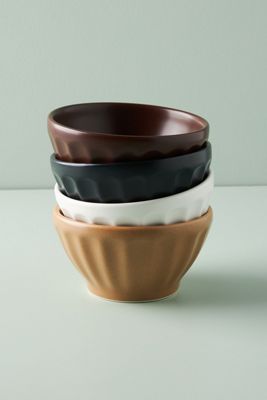 Matte Latte Bowls, Set of 4
