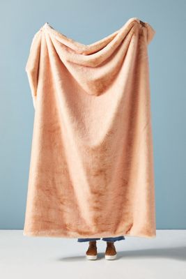 Aleksi Faux Fur Throw Blanket