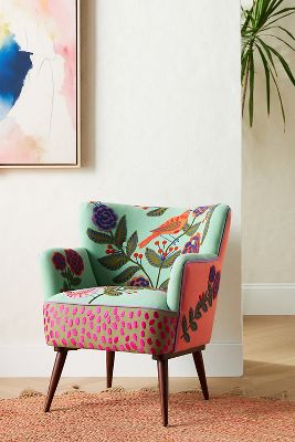 Anthropologie deals floral chair