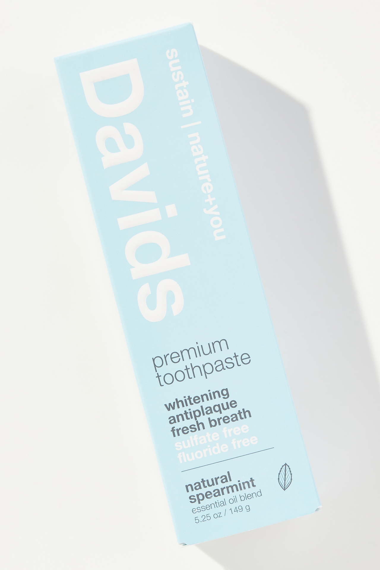 Davids Spearmint Premium Natural Toothpaste