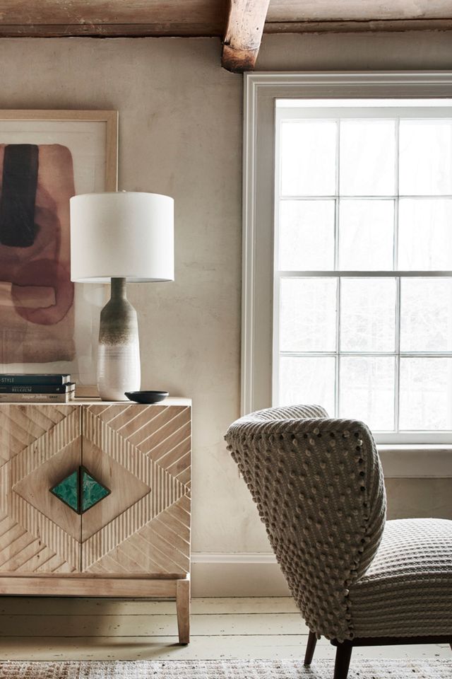 Chunky Woven Petite Accent Chair #7