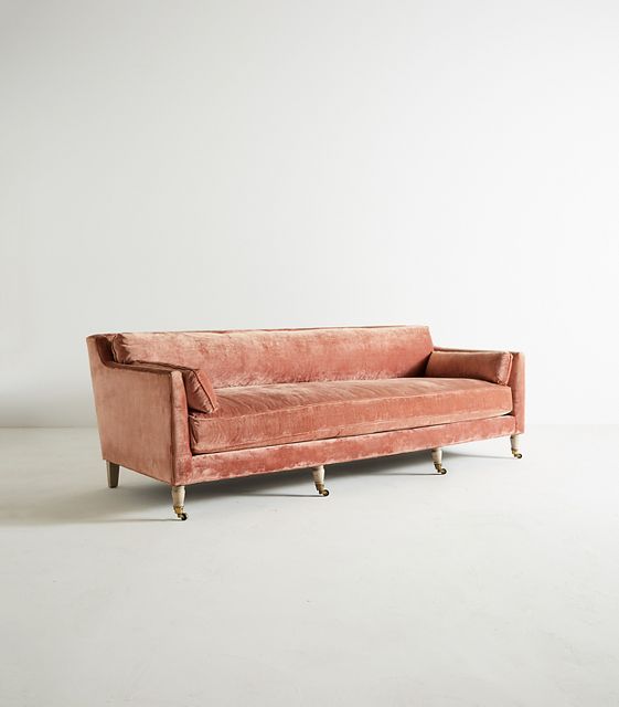 Anthropologie deals pink couch