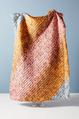Wildflower Velvet Throw Blanket
