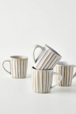 Amber Lewis for Anthropologie Jayme Mugs, Set of 4