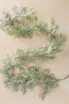 Iced Cedar Garland