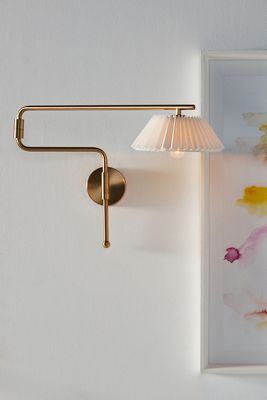 Harriet Paper Pleated Sconce Wall Light
