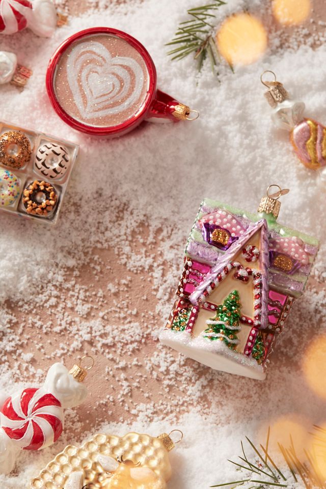 Box of Doughnuts Glass Ornament #3