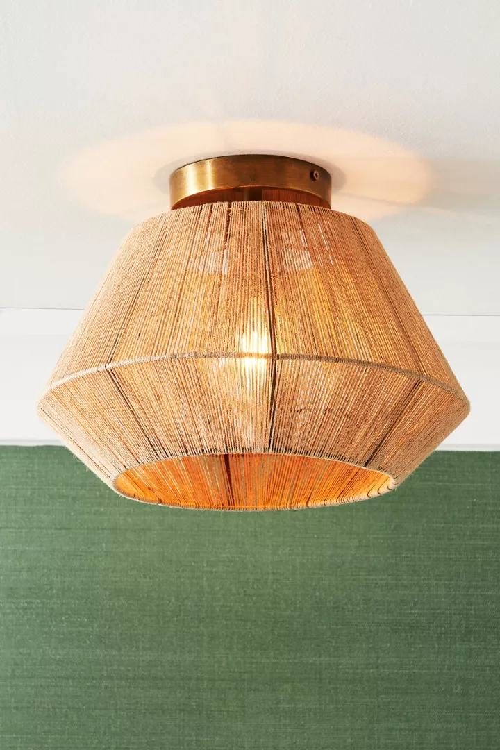 Jute Flush Mount