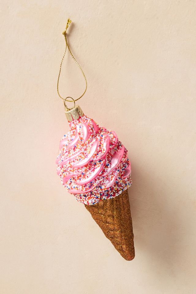 Ice Cream Cone Ornament #1