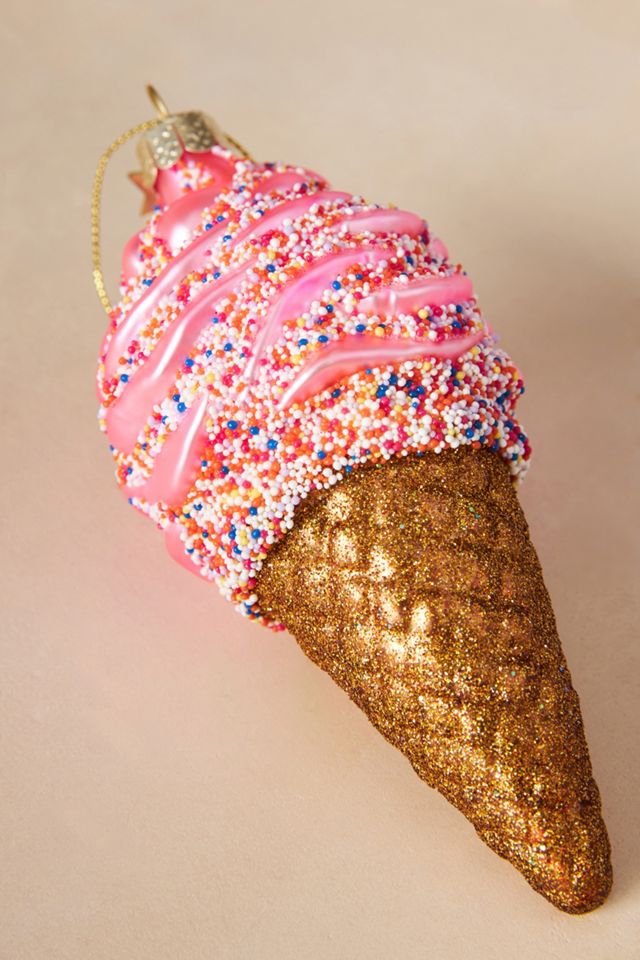 Ice Cream Cone Ornament #2