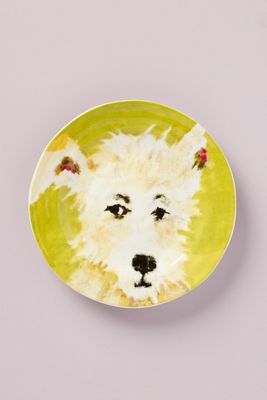 Carole Akins Furry Friends Dessert Plate