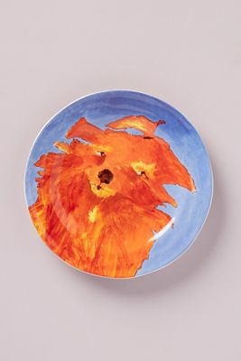 Carole Akins Furry Friends Dessert Plate