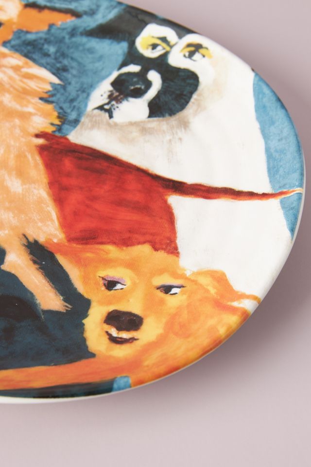 Carole Akins Furry Friends Platter #1