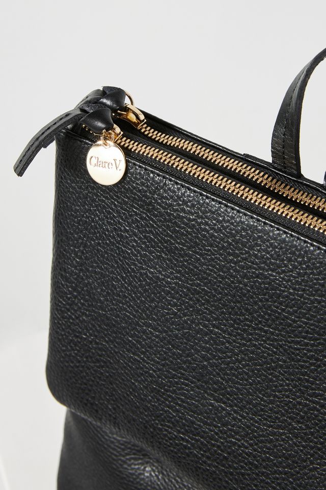 Clare V, Bags, Clare V Agnes Backpack Black Leathercalf Hair