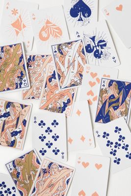 Lady Moon Playing Cards