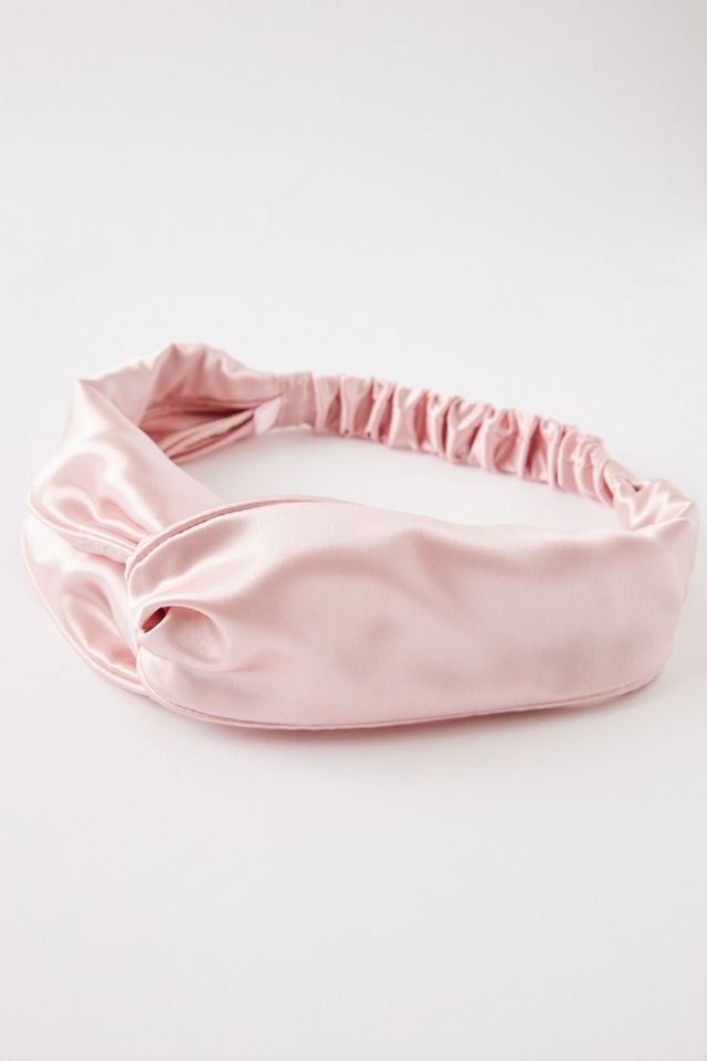 Slip The Twist Silk Headband | Anthropologie display picture 2