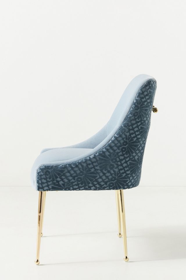 Burnout Velvet Elowen Chair #3