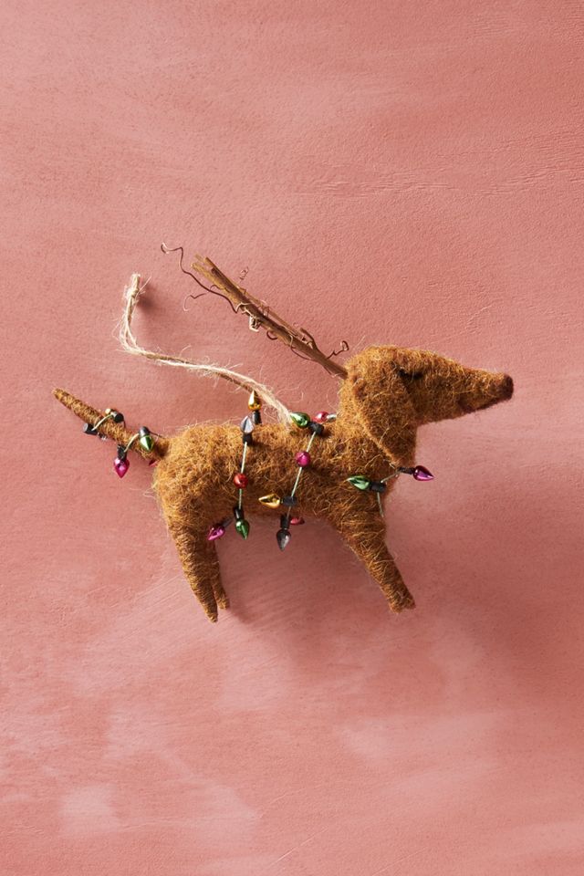 Dashing Dachshund Ornament #1