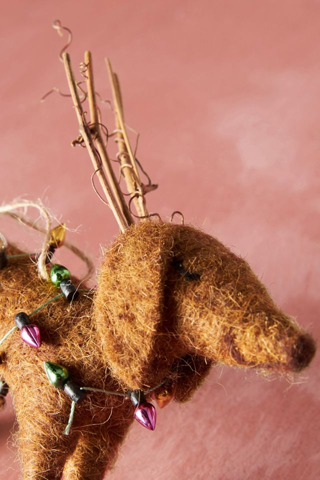 Dashing Dachshund Ornament #2