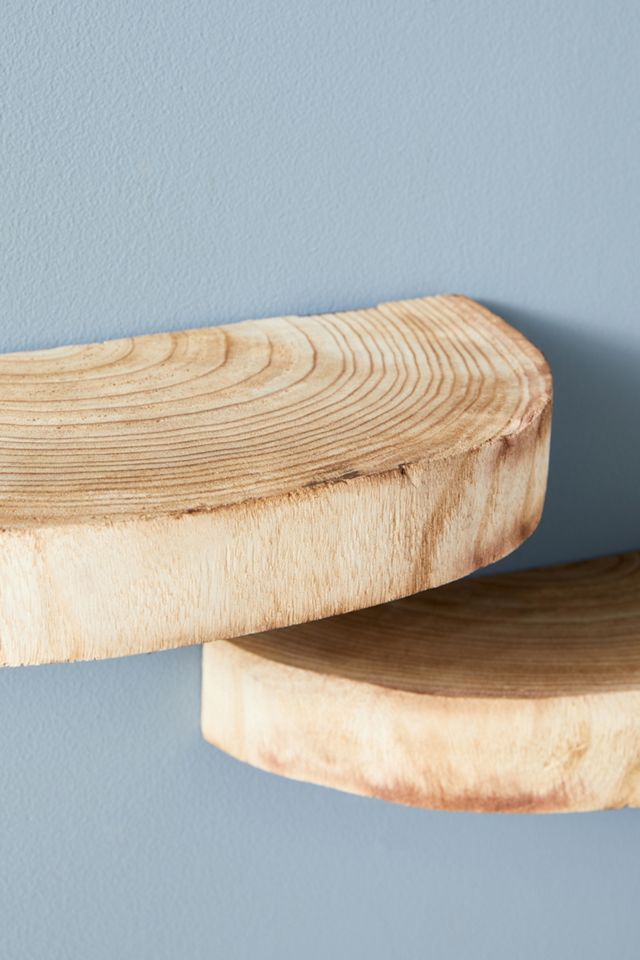 Recycled Timber Two-Tier Shelf #2