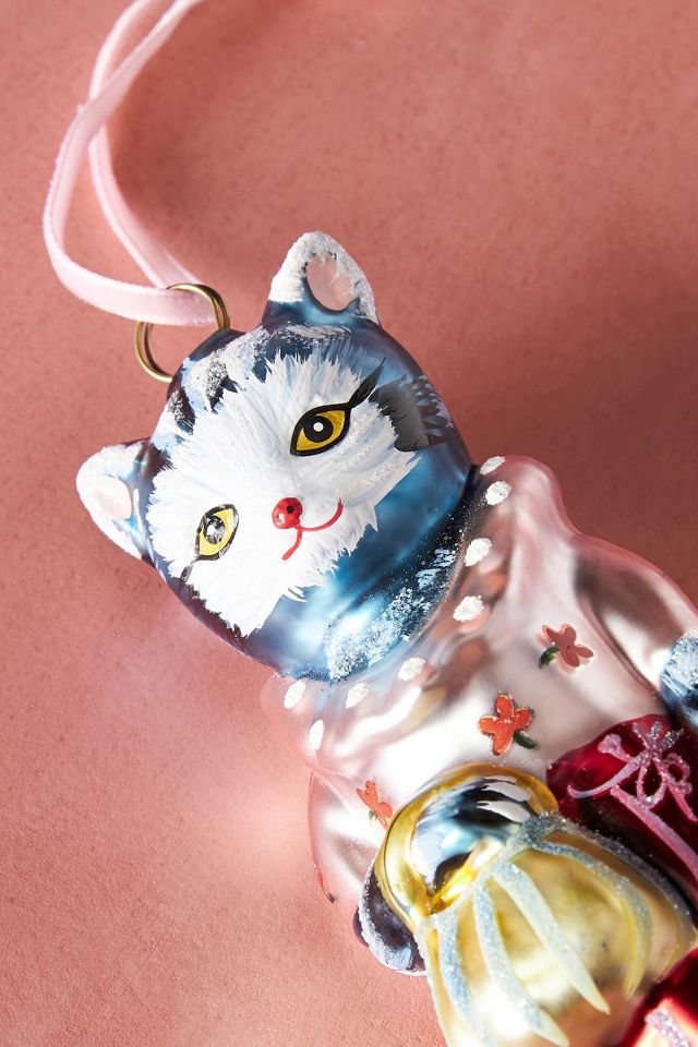 Nathalie Lété トラの置物 Nathalie Lete Dressy Cat Ornament | AnthroHome