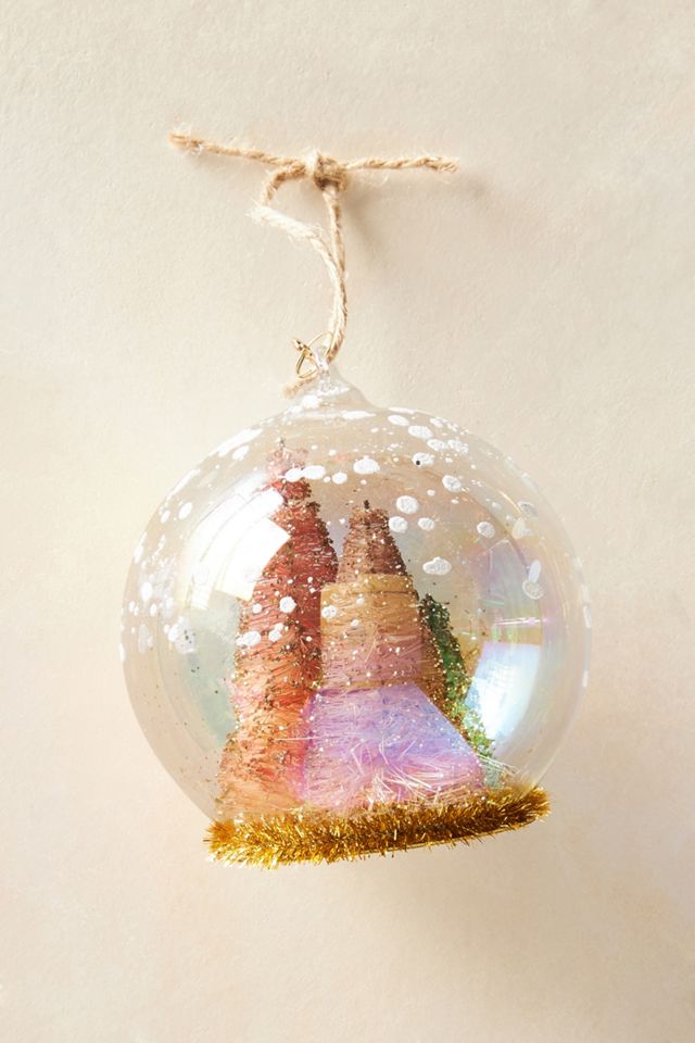Sisal Tree Globe Ornament #1