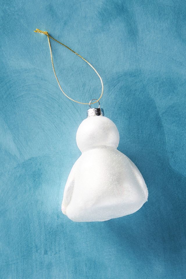 Meditation Snowman Ornament #1