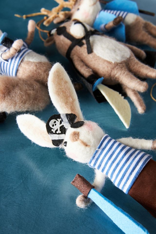 Pirate Animal Crew Ornaments, Set of 6 #1