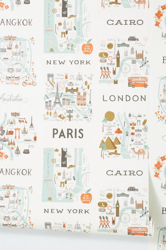Rifle Paper Co. City Maps Wallpaper #1