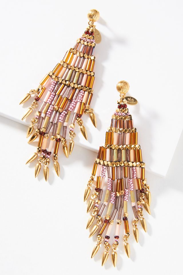 Anthropologie on sale beaded earrings