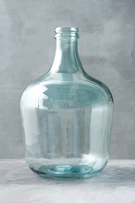 Glass Bottleneck Vase